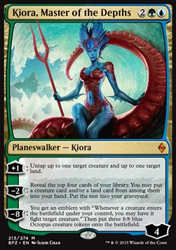 Kiora, Master of the Depths Battle for Zendikar
