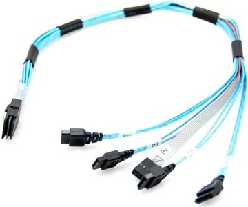 SUPERMICRO CBL-0097L-02 Кабель IPASS 50 СМ, 4x SATA