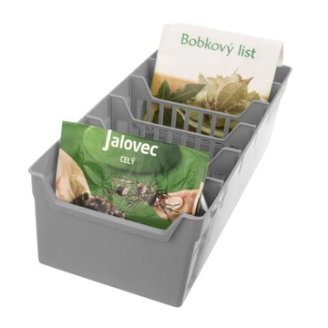 Органайзер, контейнер для специй, серый