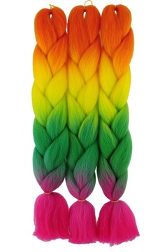 СИНТЕТИЧЕСКИЕ ВОЛОСЫ COLORFUL BRIDGE DREADS 4-03