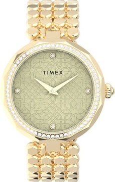 Zegarek Timex Damski Złoty na Bransolecie
