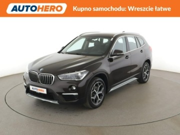 BMW X1 F48 Crossover sDrive18d 150KM 2018 BMW X1 Czujniki, Navi, Podg.fotele, Aut.klima