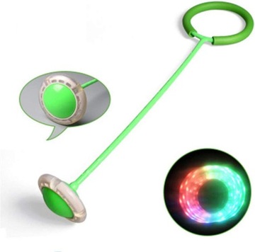 HULA HOP НА НОГЕ СКАКАЛАВКА ШКИПЕР СВЕТЯЩАЯСЯ СВЕТОДИОДНАЯ ИГРУШКА ДЛЯ ДЕТЕЙ ЦВЕТА