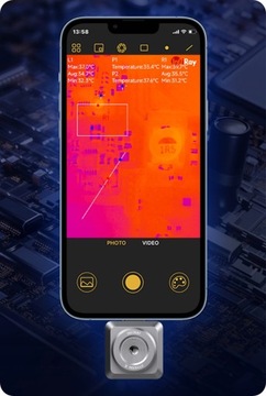 Тепловизионная камера InfiRay Xtherm T2L, пирометр, штатив, лазер, USB-приложение