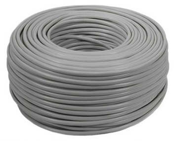 Skrętka Kabel UTP 5e wewnętrzny szary CCA Lanberg