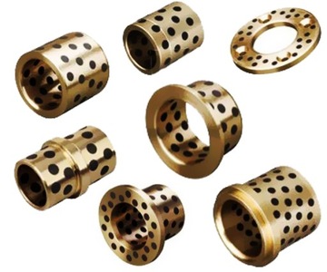 БРОНЗОВАЯ ВТУЛКА СДВИГАЮЩАЯ С ГРАФИТОВЫМ ПОДШИПНИКОМ EB65 БРОНЗОВАЯ ВТУЛКА JDB 45x55x50