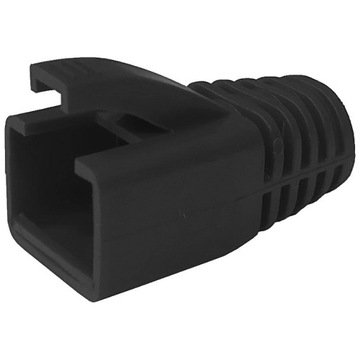 Osłonka osłonki na wtyk RJ45 kat6a 7 10szt czarna