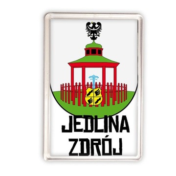 magnes akrylowy herb Jedlina Zdrój