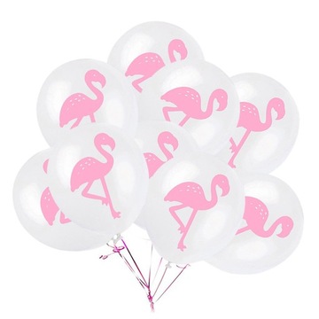 DEKORACJE URODZINOWE DLA DZIECI BALONY W FLAMINGACH