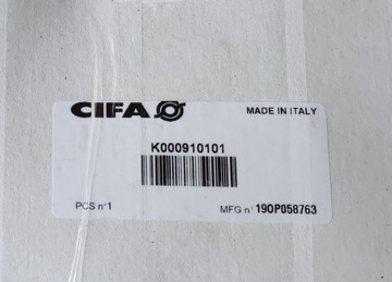 CIFA FILTR POWROTNY - WKŁAD, kod: 910101 ORYGINAŁ