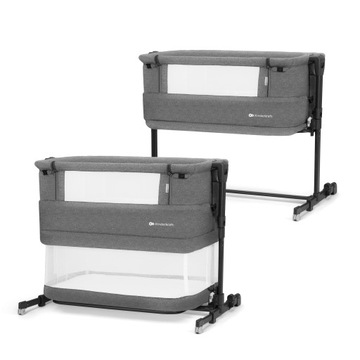 Детская кроватка Neste Grow 3-в-1 с заниженным дном Серый