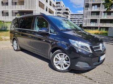 Mercedes Klasa V W447 Ekstra Długi 250 BlueTEC 190KM 2015 MERCEDES-BENZ V 250 d 2.1l diesel 190KM * Avantgarde * Bezwypadkowy * ASO