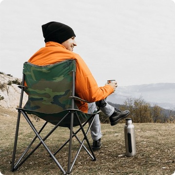 СКЛАДНОЕ ТУРИСТИЧЕСКОЕ КРЕСЛО ДЛЯ КЕМПИНГА И РЫБАЛКИ SAHIDO CRUISER SEAT MORO