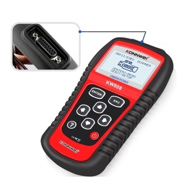 Konnwei KW808 OBD2 диагностический тестер и сканер аккумулятора