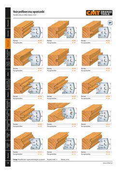 НОЖИ ПРОФИЛЬНЫЕ CMT 40 мм HSS ДЛЯ ДЕРЕВА