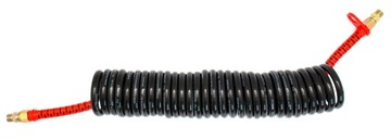 Spirala pneumatyczna, przewód M22, 7,5 m -czerwony