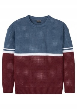 D64 BPC SWETER Z OKRĄGŁYM DEKOLTEM DUB 44/46