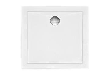 Brodzik kwadratowy posadzkowy Aquarius Slimline 80x80 Besco gratis syfon