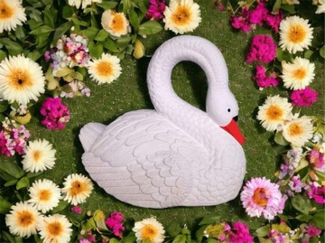 ЛЕБЕДЬ Садовая фигурка Декоративный цветочный горшок Открытый цветочный чехол