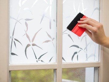 Статическая оконная пленка молочного цвета МОРОЗ 45х150