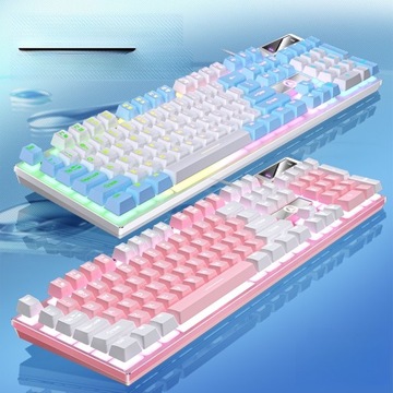 МЕКАНИЧЕСКИЕ ПРОВОДНЫЕ ИГРОВЫЕ КЛАВИАТУРЫ RGB