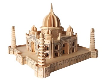 Mauzoleum Taj Mahal składanka drewniana P210