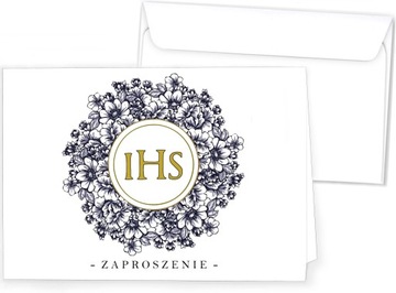 Zaproszenie na I Komunię Świętą + personalizacja
