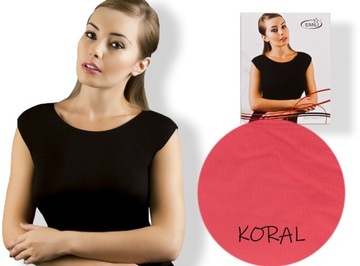 EMILI Bluzka SEREN wiskoza koral L/40