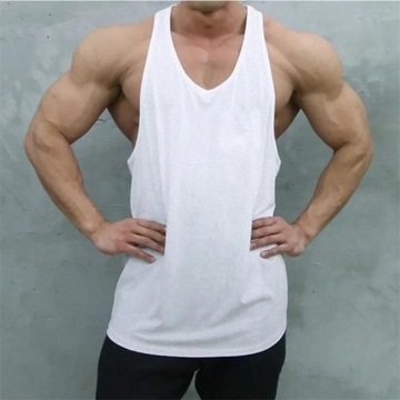 New Summer Brand Vest Mesh Gym Clothing Mens Tank