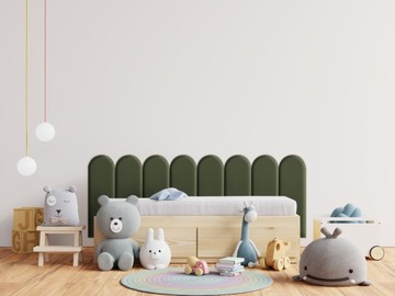 ЗАБОР ДЕТСКИЙ МЯГКИЙ ПАНЕЛИ 60х30 ВЕЛУР