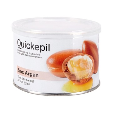 Quickepil wosk do depilacji puszka cynk-argan 400