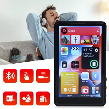 МИНИ MP3 MP4 ПЛЕЕР 16 ГБ BLUETOOTH 5.0 FM Hi-Fi РАДИО + НАУШНИКИ