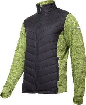 BLUZA OCIEPLANA ZIELONO-CZARNA, 