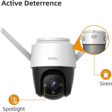Уличная IP-камера Imou Cruiser, полноцветная, 360 градусов, 4 МП, 16 зумов, сигнализация