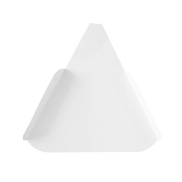 Tacki papierowe pizza trójkąt białe 23x23cm 250szt