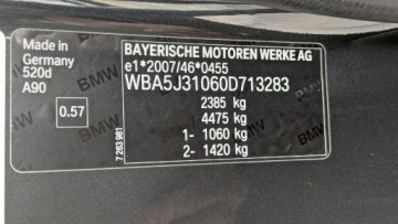 BMW Seria 5 F10-F11 Limuzyna 520d 184KM 2014 BMW 520 184PS OPŁACONY Bezwypadkowy Automat, zdjęcie 20