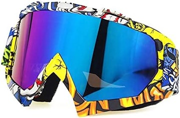 GOGLE MOTOCYKLOWE CROSS ENDURO HULAJNOGA QUAD ATV ROWER MOTO CROSS