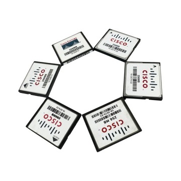 Комплект из 6 карт памяти CompactFlash Cisco CF 256 МБ