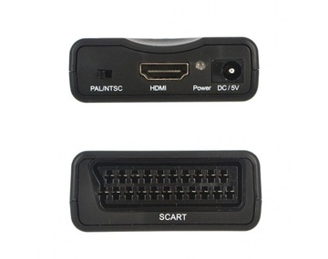 Конвертер HDMI в Euro SCART для RGB ТВ-видеомагнитофона + кабель питания USB