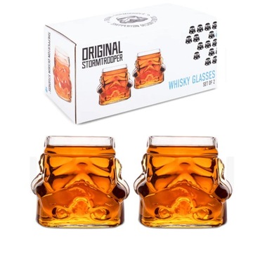 SZKLANKI DO WHISKY STAR WARS SZTURMOWIEC GWIEZDNE WOJNY PREZENT DLA FACETA
