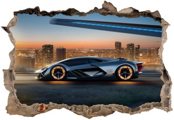 3D наклейки на стену Lamborghini 130x90