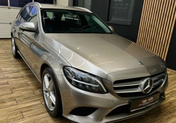 Mercedes Klasa C W205 Kombi Facelifting 2.0 220d 194KM 2019 Mercedes-Benz Klasa C lift AUTOMAT 195KM LED perfekcyjny navi kamera, zdjęcie 4