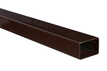 SŁUPEK OGRODZENIOWY 60x40 BRĄZ 200cm PANELOWY