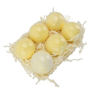 НАБОР ШАРИКОВ ДЛЯ ВАННЫ ОБРУЧАЛЬНЫХ, С ЗАПАХОМ ЛИМОНА, 4 ШТ.