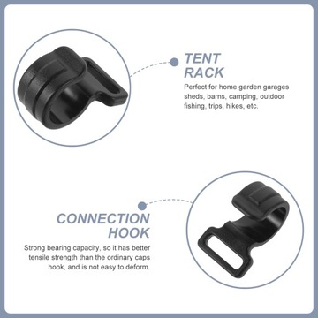 ЗАЖИМЫ ДЛЯ КЕМПИНГА БРЕЗЕНТА КРЮК ДЛЯ ХРАНЕНИЯ КРЮЧКОВ