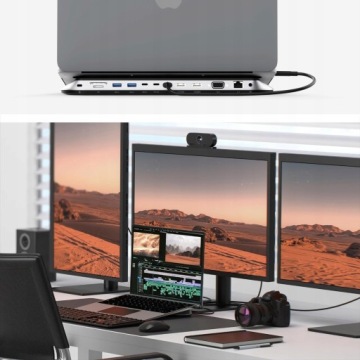 Концентратор для ноутбука Belkin, станция, подставка, VGA, HDMI, SD, 10 Гбит/с, INC014