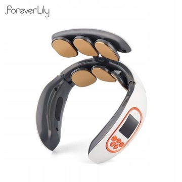 6-Zone Neck Massager 15 Levels Electric Impulse