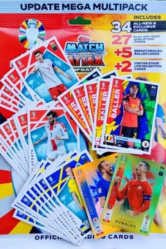 EURO 2024 TOPPS MATCH ATTAX UPDATE MULTIPACK karty POLSKA LEWANDOWSKI