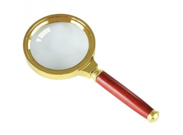 КЛАССИЧЕСКАЯ РУЧНАЯ УВЕЛИЧИТЕЛЬНАЯ ЗОЛОТАЯ СТЕКЛА Elegant