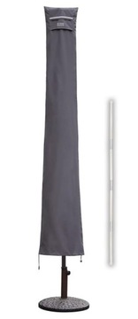 POKROWIEC NA PARASOL 220 X 30/50 CM SZARY SEKEY